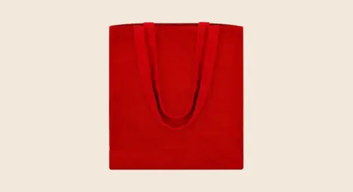 Una bolsa de algodón para la documentación