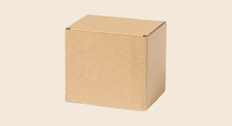 Cajas de cartón personalizadas: caja de cartón kraft cerrada