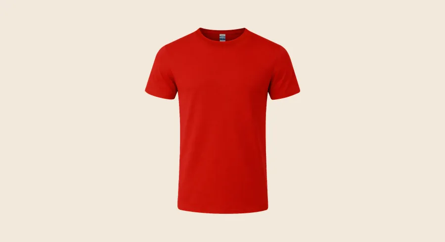 Camisetas de fin de curso personalizadas: camiseta infantil roja de algodón