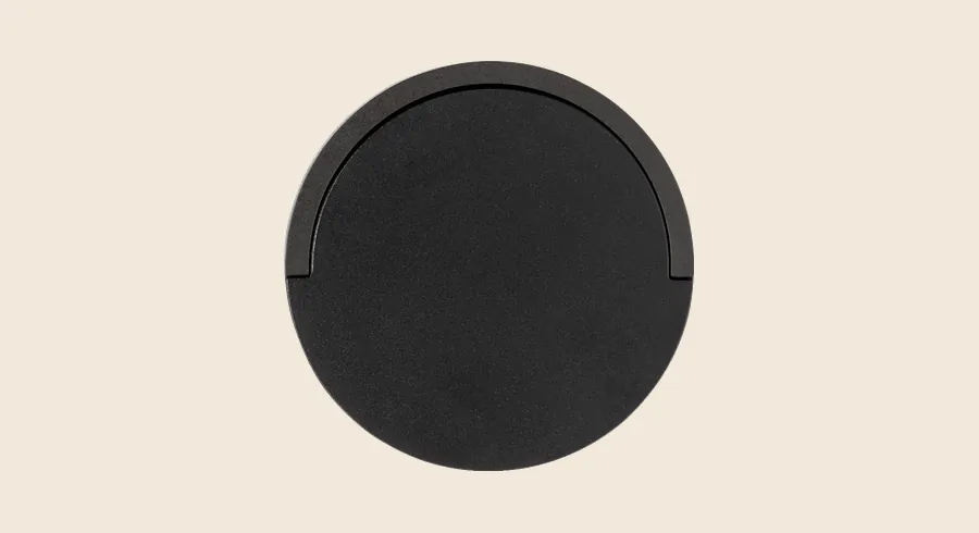 Cargadores inalámbricos personalizados: cargador inalámbrico negro circular