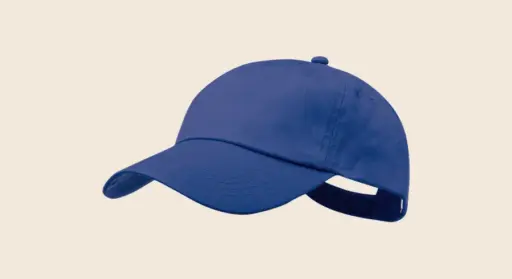 Gorras y sombreros: gorra de béisbol azul clásica