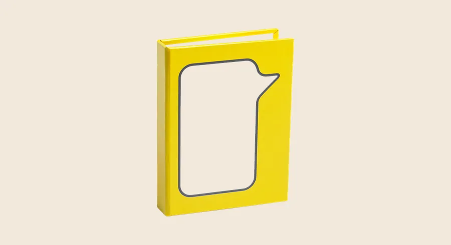 Notas adhesivas personalizadas: bloc de notas amarillo con tapa dura