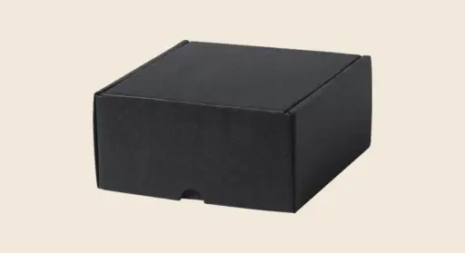 Packaging corporativo: caja de regalo negra rígida