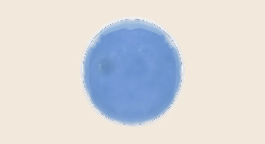 Parches térmicos personalizados para farmacias: parche de calor redondo de gel azul