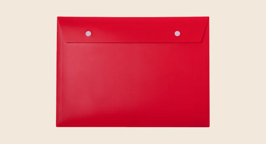 Portadocumentos publicitarios: portadocumentos rojo tipo carpeta