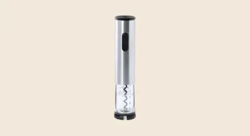 Regalos para bares y hostelería: sacacorchos eléctrico de acero inoxidable