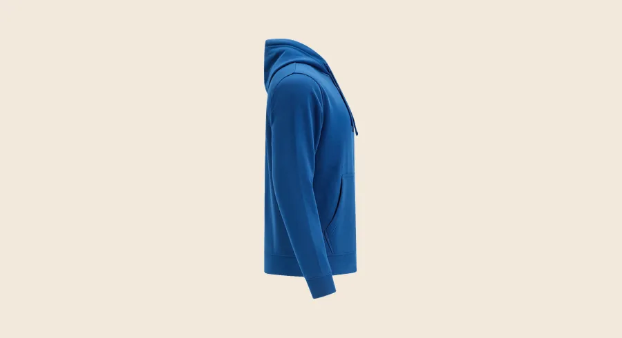 Sudaderas personalizadas: sudadera azul con capucha